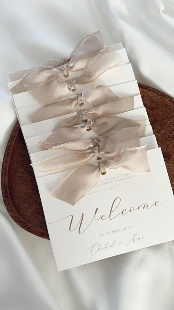 Tafelkaart bruiloft