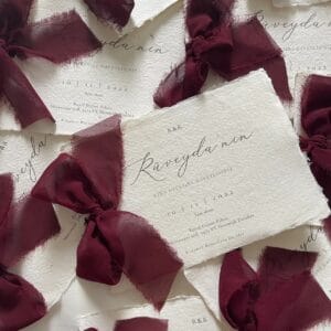 Handgeschepte henna uitnodiging