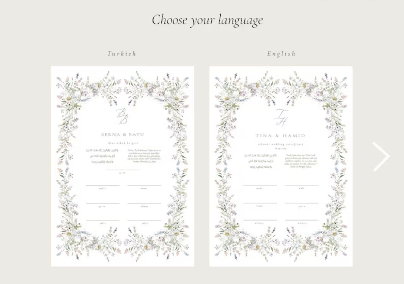 Nikah flower certificaat - Afbeelding 4
