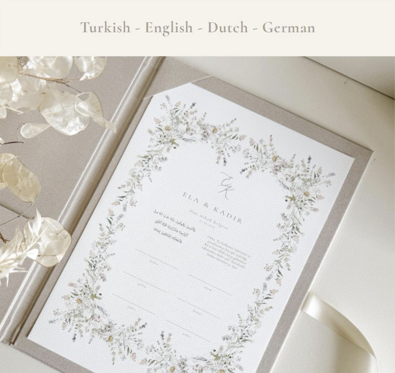 Nikah flower certificaat - Afbeelding 3