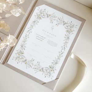 Nikah flower certificaat
