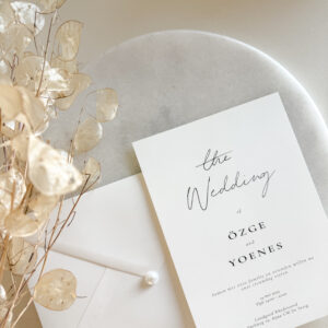 Wedding card pearl
