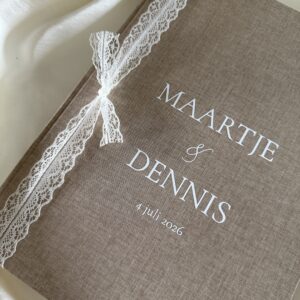 Gastenboek lace