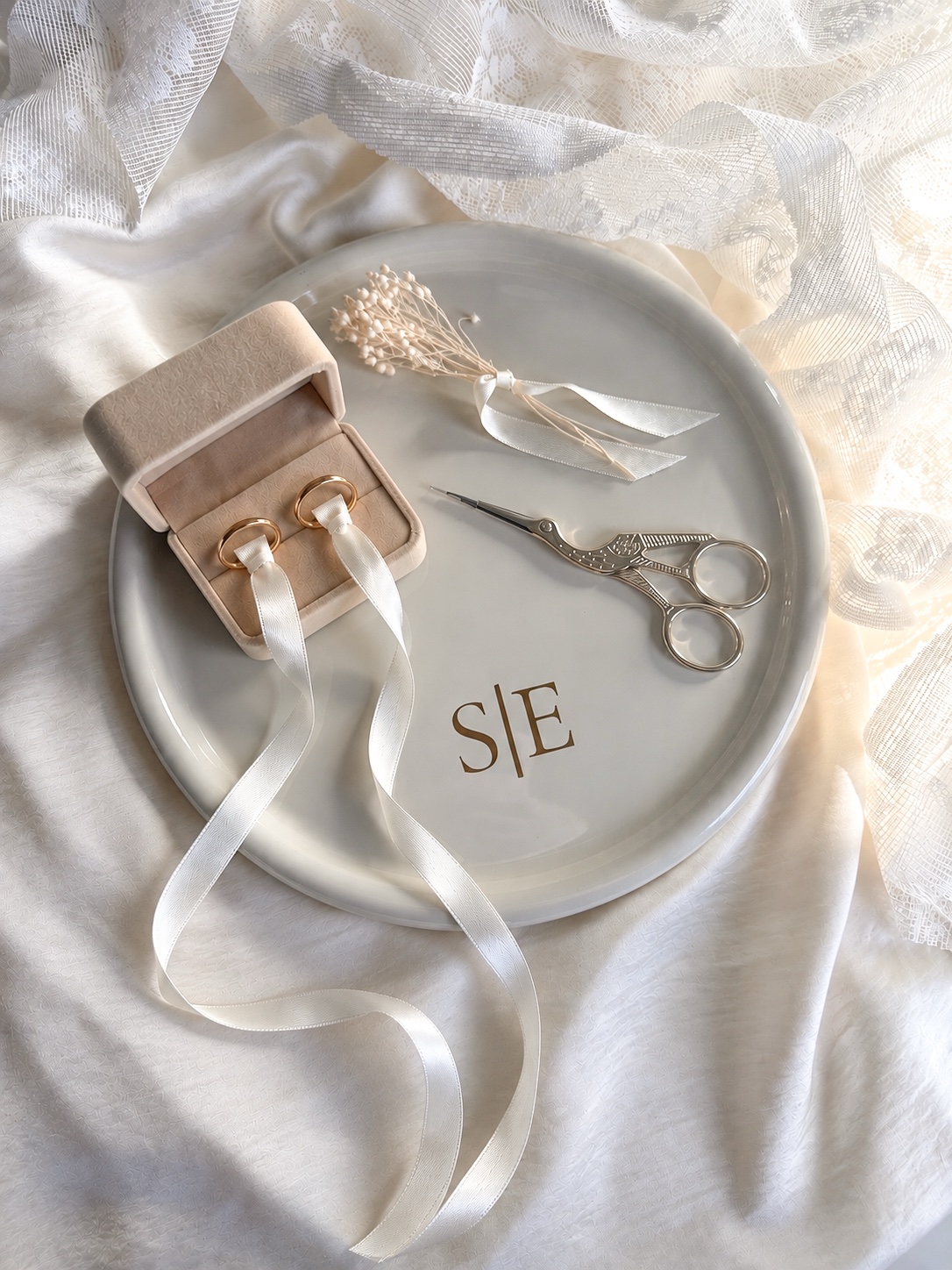 Ringenset softbeige